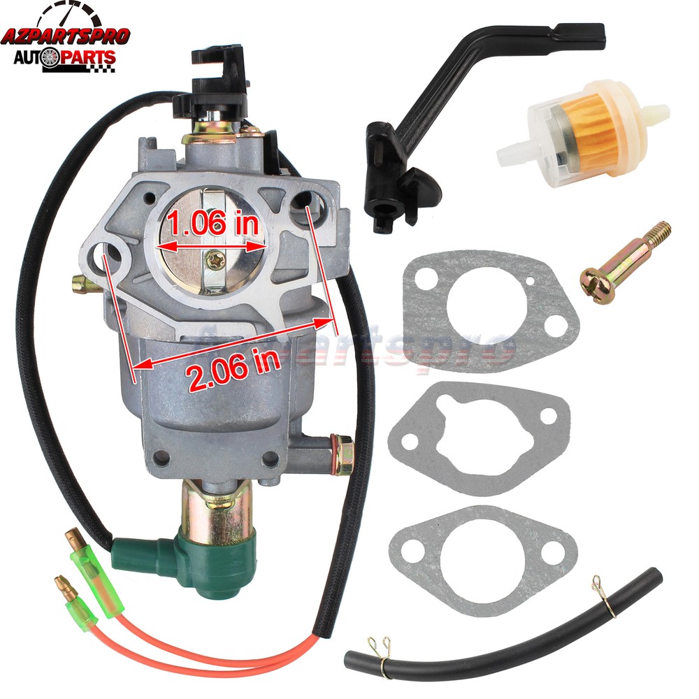 Pulsar PG7500B 420CC 5400 6000 7500 Watt Generator Carburetor Assembl