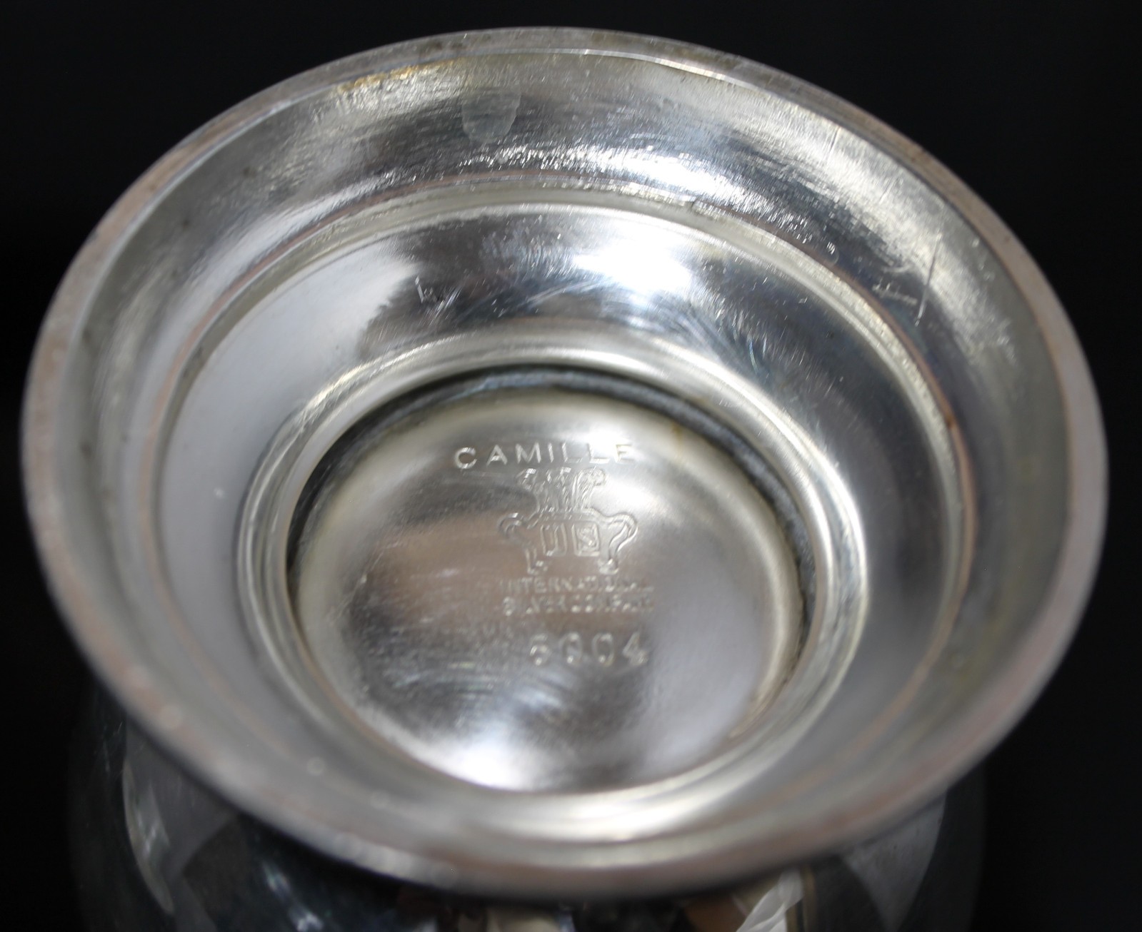 Vintage International Silver Company CAMILLE SILVERPLATE CREAMER 6004 Marked