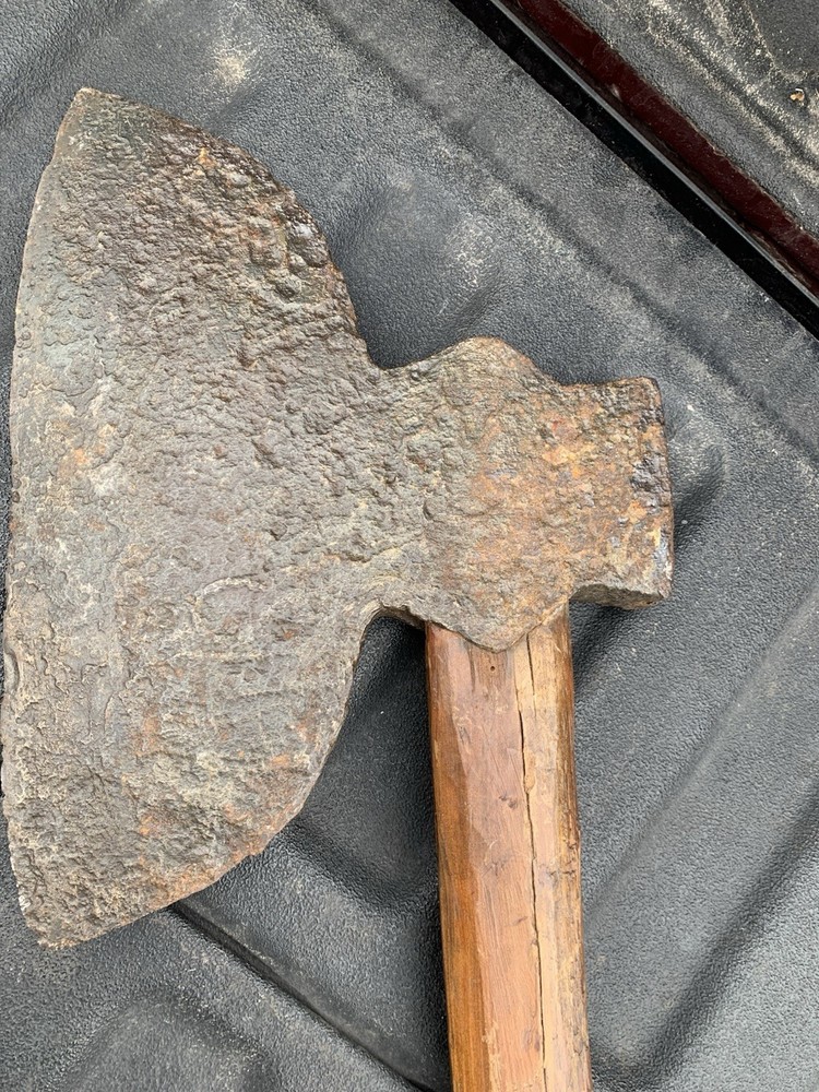 Large Vintage  Broad Head Axe