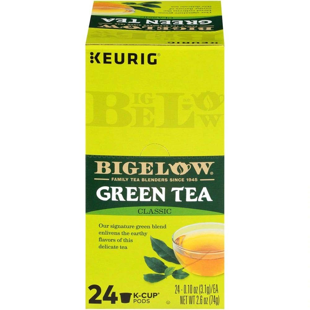 , Green Tea K Cup (Caffeinated), 24 Count