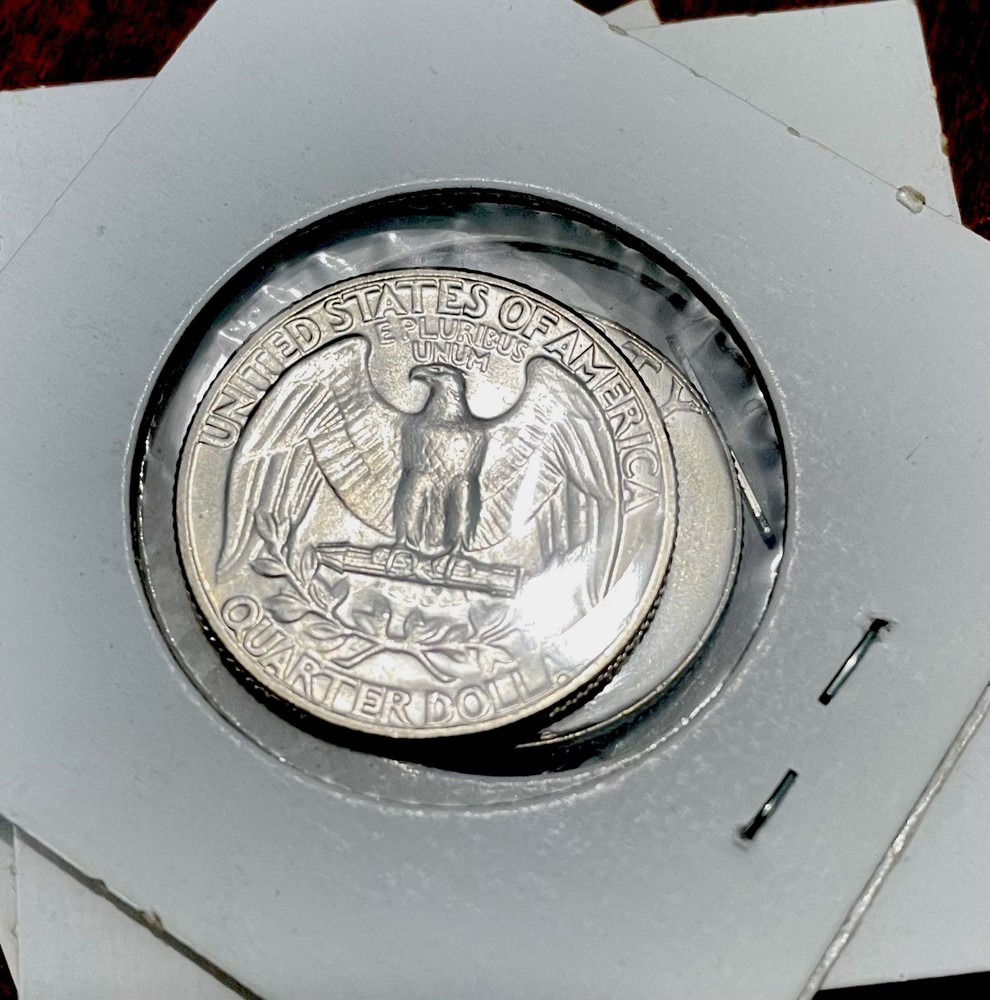 1956  Gem Proof  Silver Quarter.  /  Silver Rising !