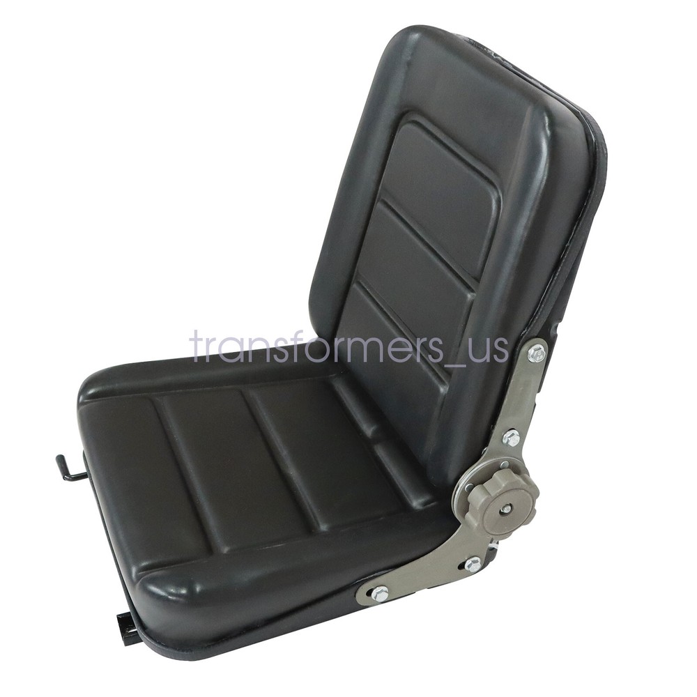 Universal Forklift Seat Fold Down Tractor Seat with Adjustable Angle Back