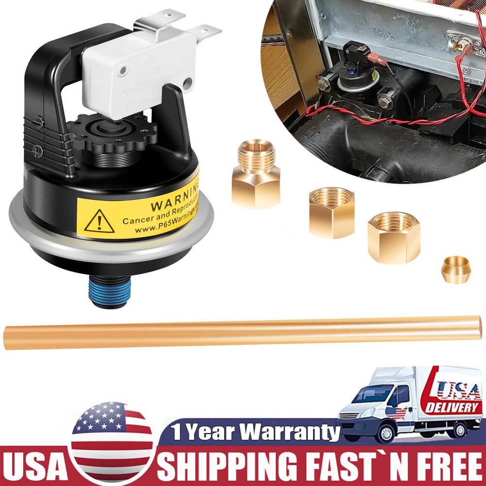 For Hayward HAXPSA1930 H-Series ED1 & ED2 Heater Water Pressure Switch Assembly