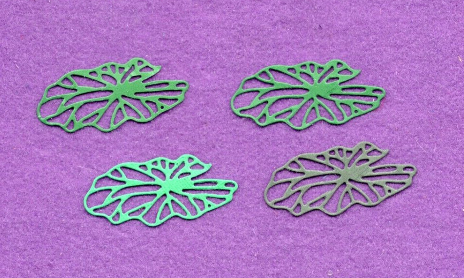 FROG # 2 LILYPAD die cuts scrapbook cards