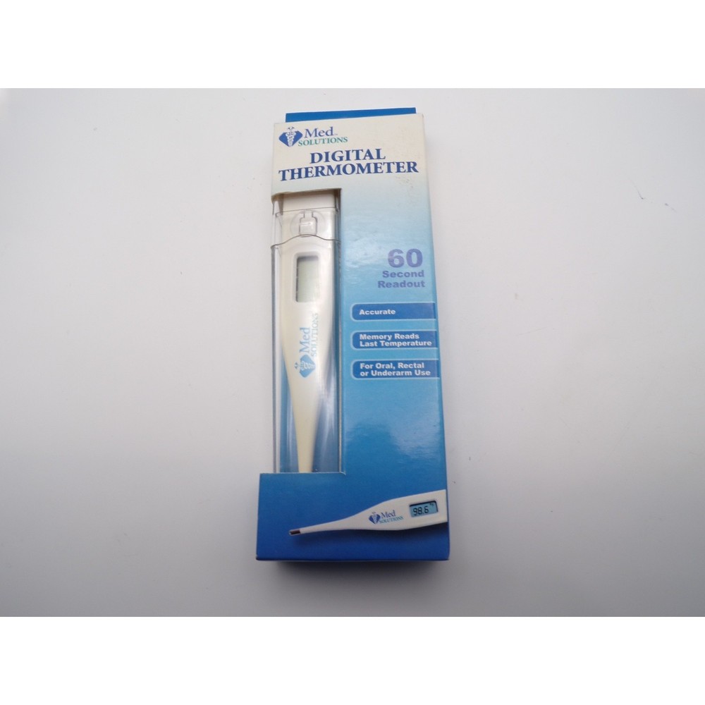 Med Solutions Digital Thermometer 60 Second Readout