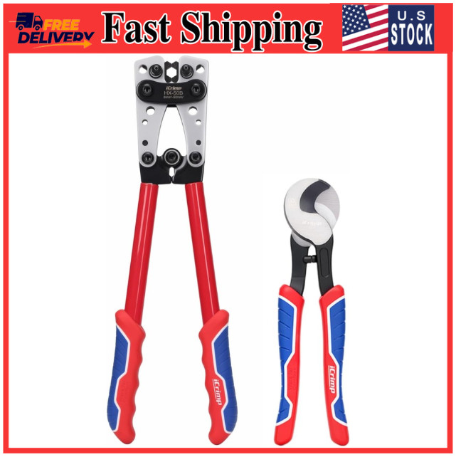 Versatile Crimping Tool for Various Cable Sizes