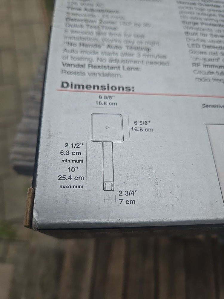 Rab Lighting SL180HL Smart Lantern Motion Sensor Control, White