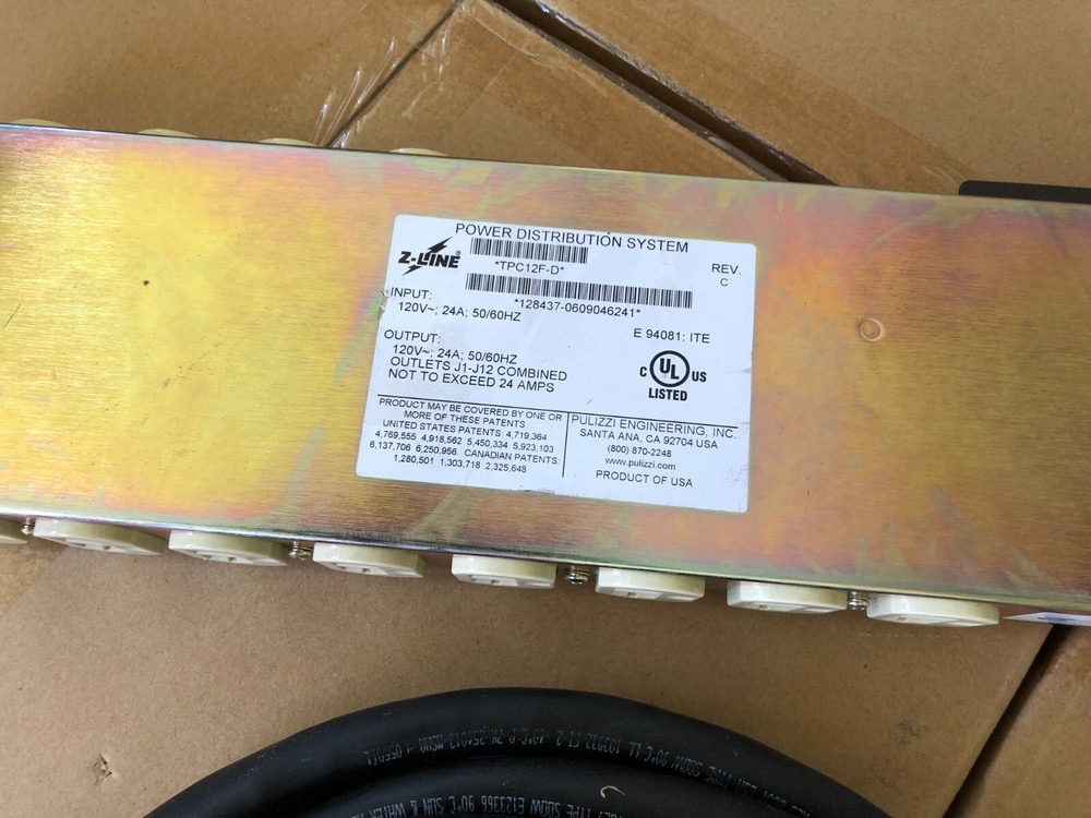 Eaton Pulizzi Z-LINE TCP12F-D Rack Mount Power Distribution Module Controller
