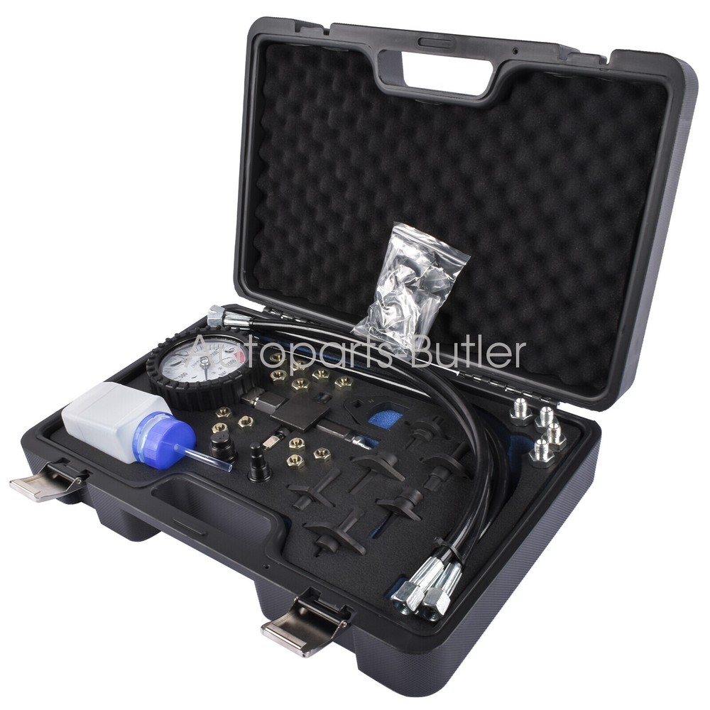 Common Rail System Tester Kit Includes Fuel Pressure Gauge& Injection Pipe Blank
