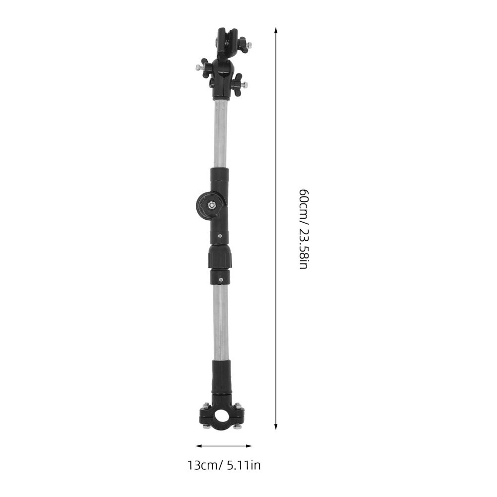 Stroller Umbrella Holder Wheelchair Clamp Adjustable for Rolling