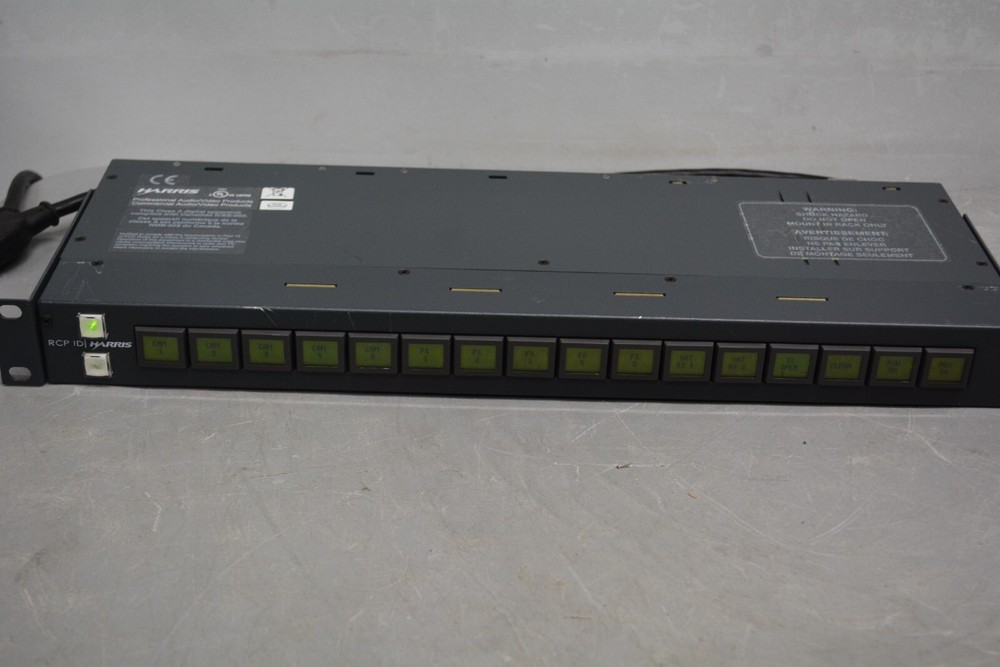 ^ Leitch Harris RCP-16X1 IDE Routing Control Panel #X3022