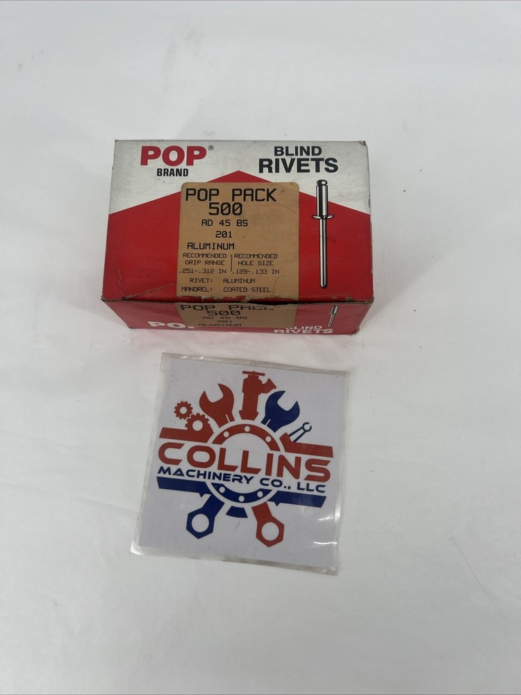 Hardware AD Blind Rivet Box 500 POP AD 45 BS 201