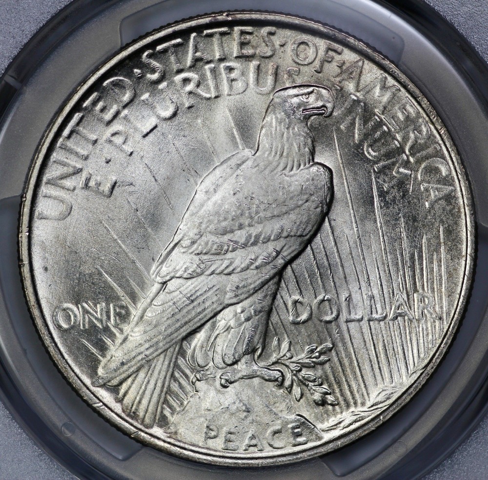 1924 Peace Silver $1 Dollar PCGS MS 63
