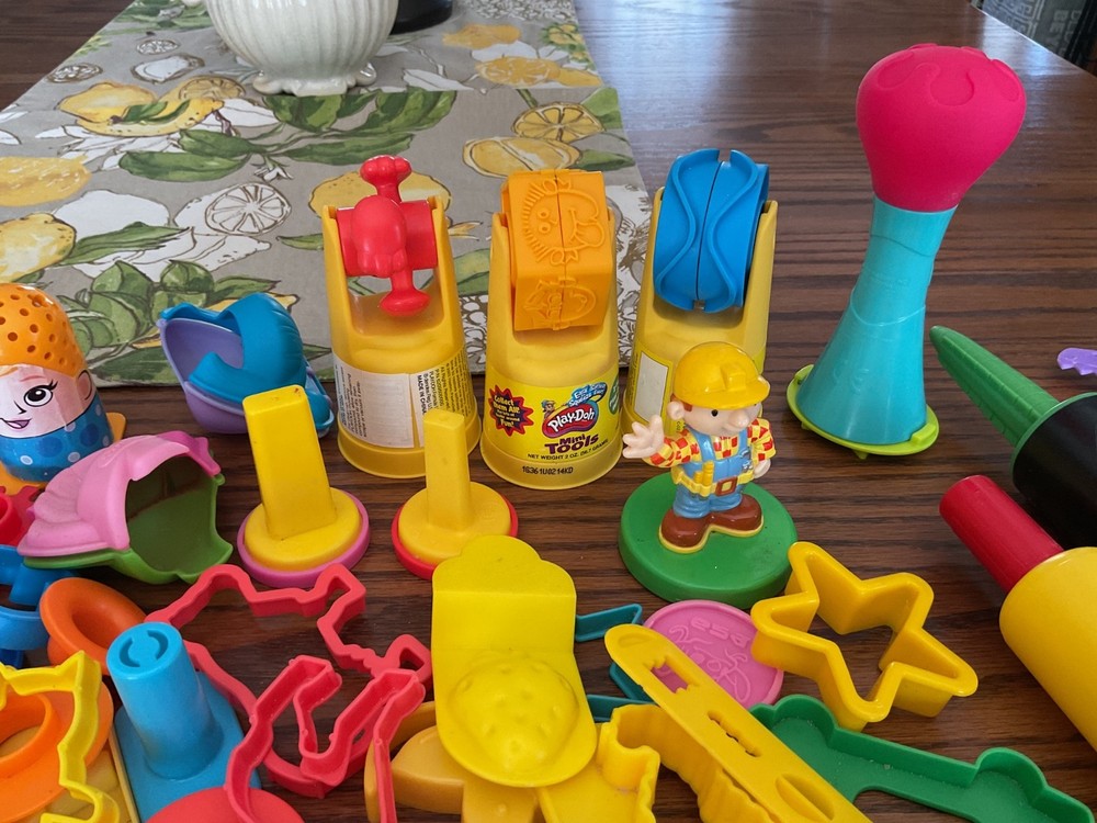 🔥165 PCS-Play-Doh Accessories Tools Cutters Molds Rollers Huge Lot NICE!!!