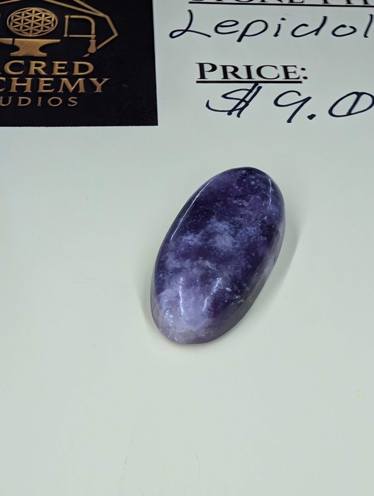 Lepidolite - India - Handcrafted Cabochon