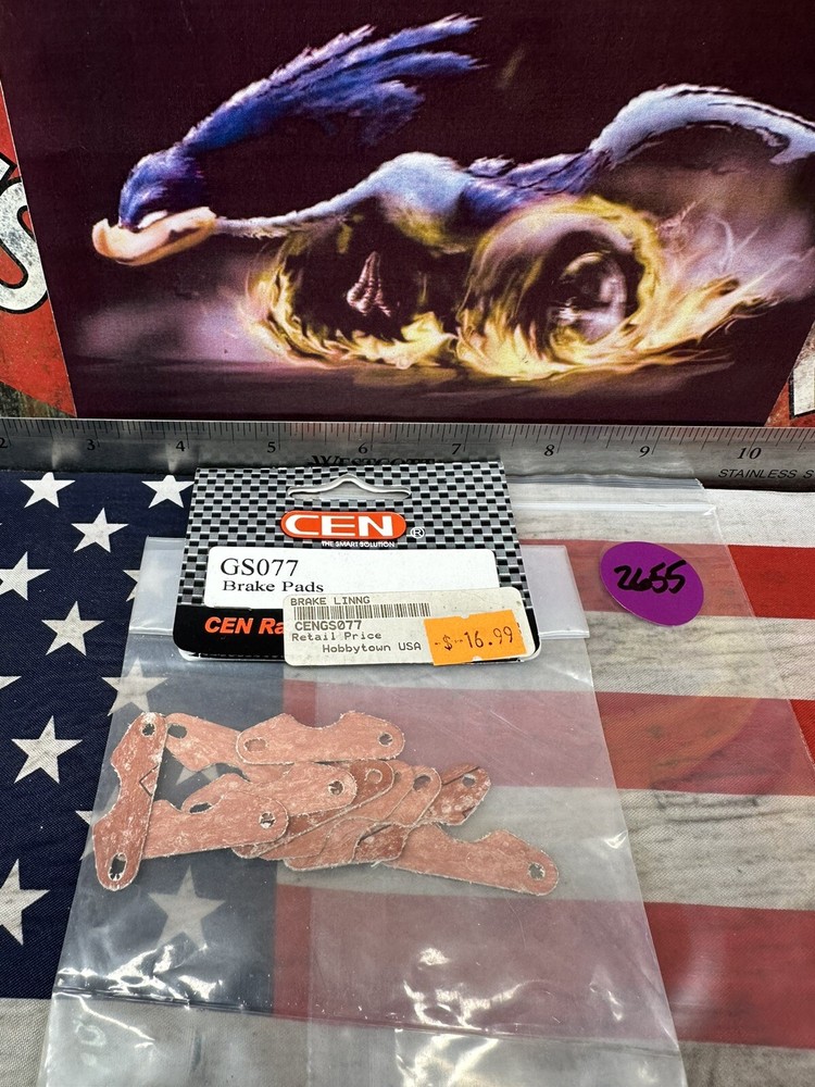 CEN GS077 BRAKE PADS / LINNINGS: 10pc.
