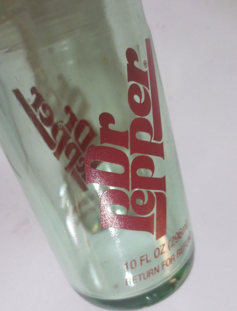 Dr pepper Slant Logo 10oz Returnable bottle Ex Shape