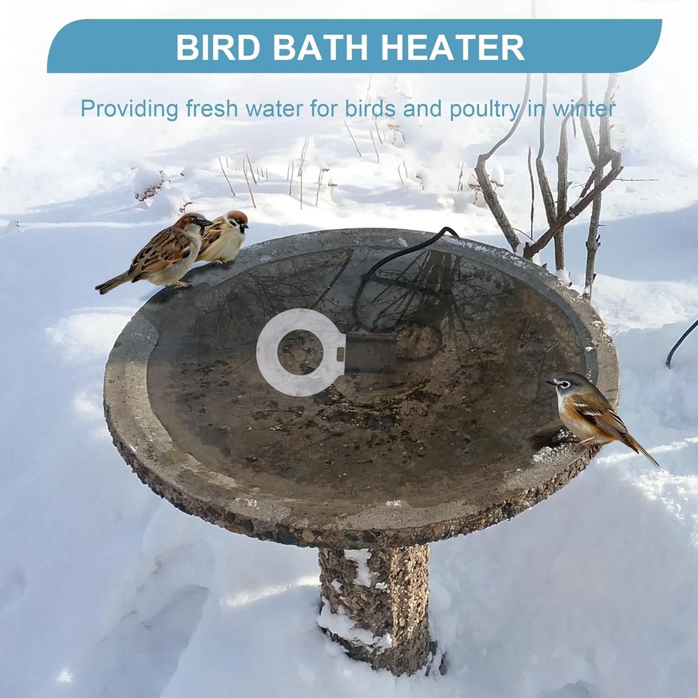 Utility De-Icer Submergible Cast Aluminum Water Heater for Livestock Tank Winter