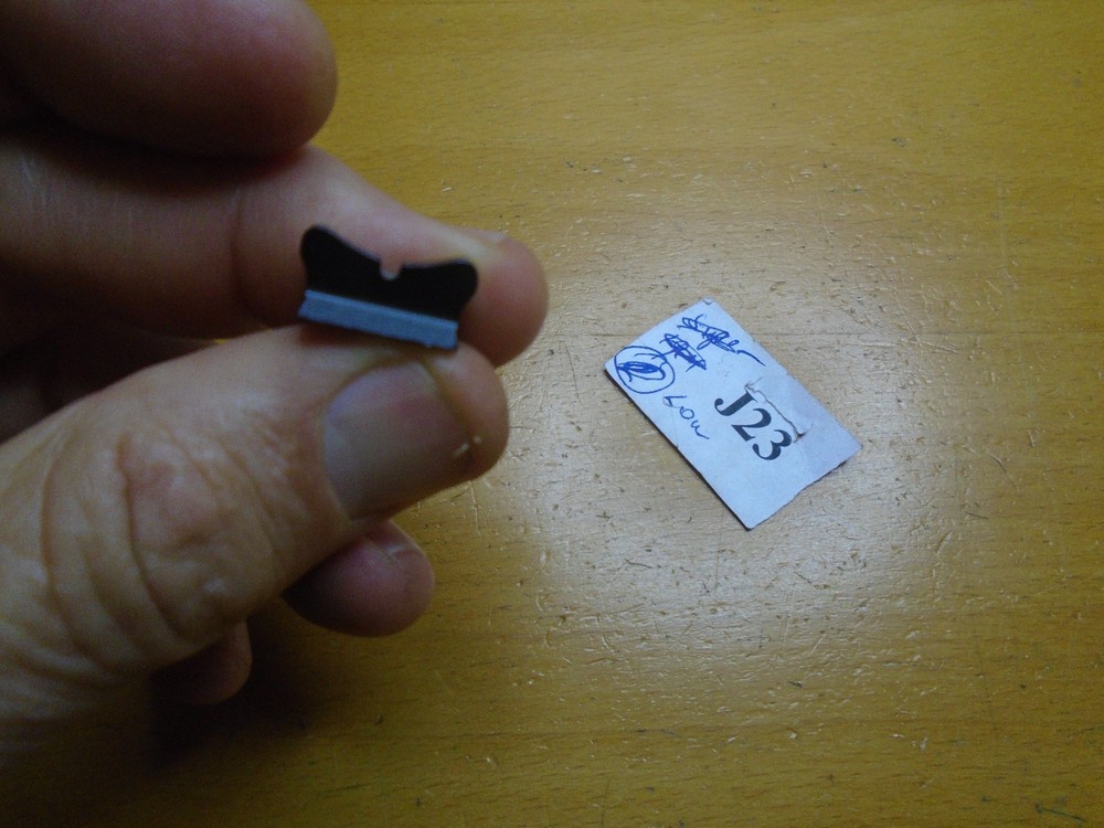 William's Low Rear Sight Blade Aperture