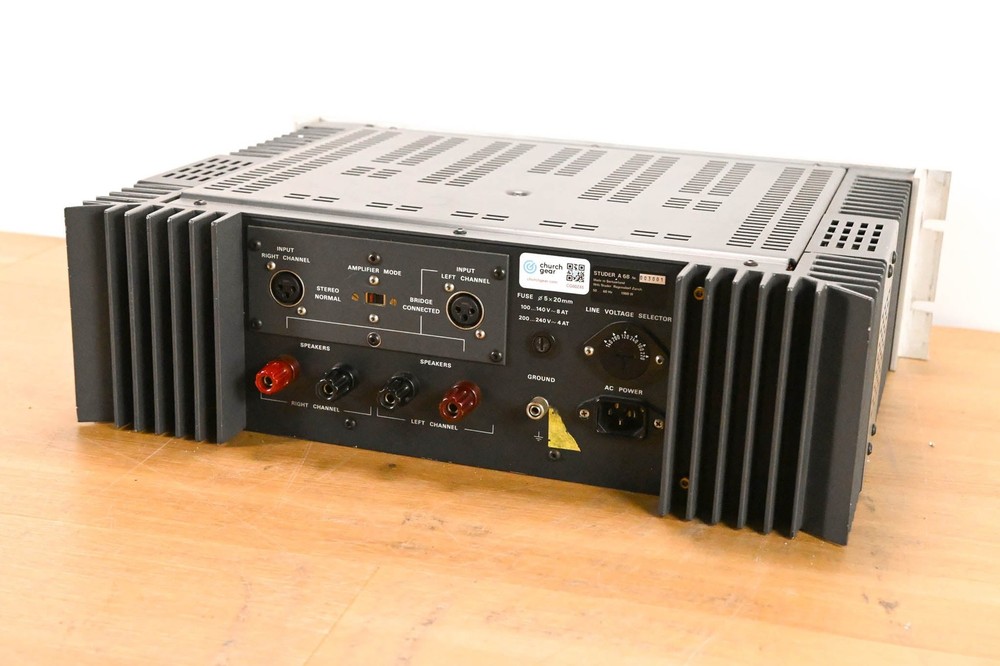 Studer A68 Stereo Power Amplifier CG00Z45