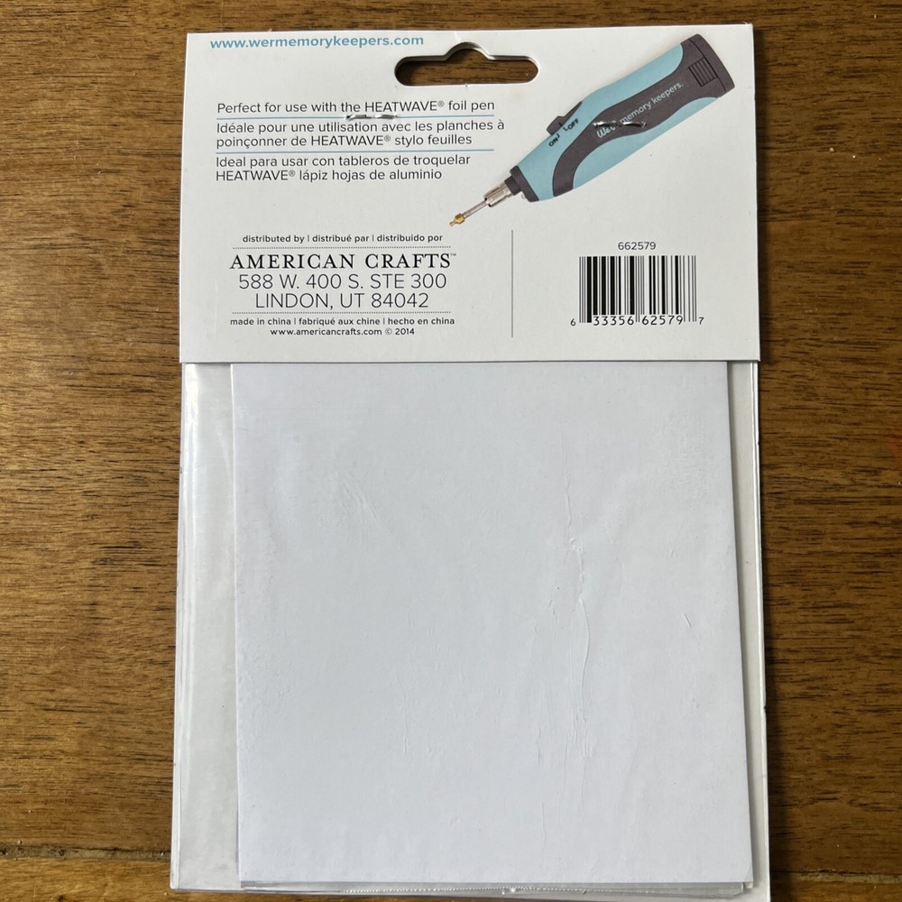 We R Memory Keepers HEATWAVE 4 x 6 in. Foil Sheets - Multicolor - 30 Sheets