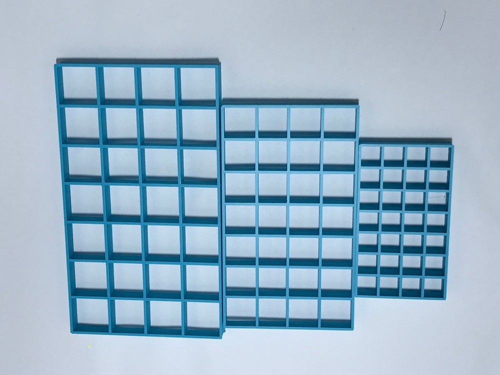 2cm 2.5cm 3cm Grid Cutter Multi Square Sharp Edge Cookie Fondant Cutter Set Mine