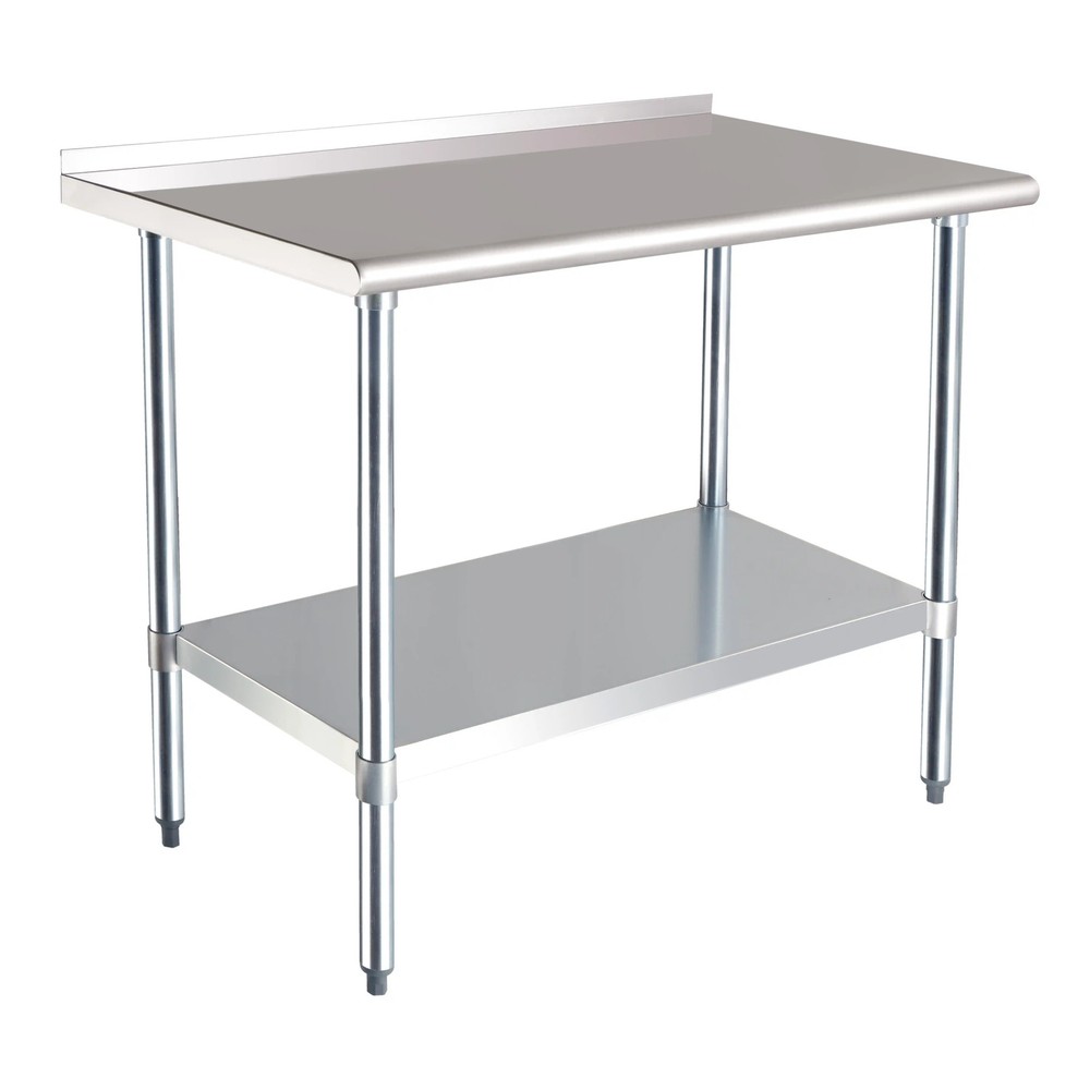 Darling Foodservice 24 x 48" Work Table w/ Backsplash