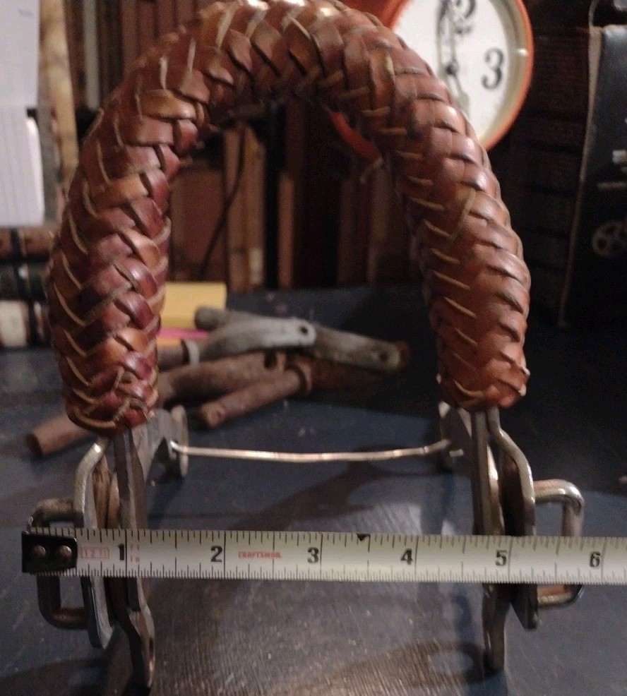 Hackamore Bit with a Braided Noseband
