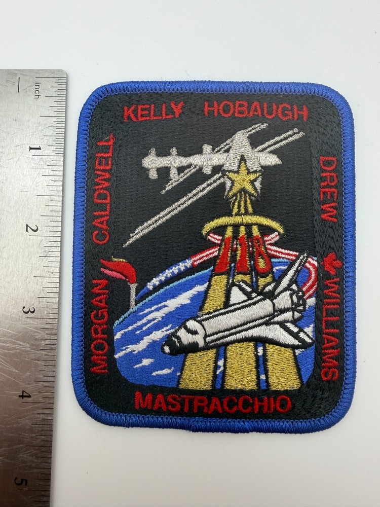 Authentic Vintage Nasa Space Shuttle Endeavour's Full Embroidered Patch