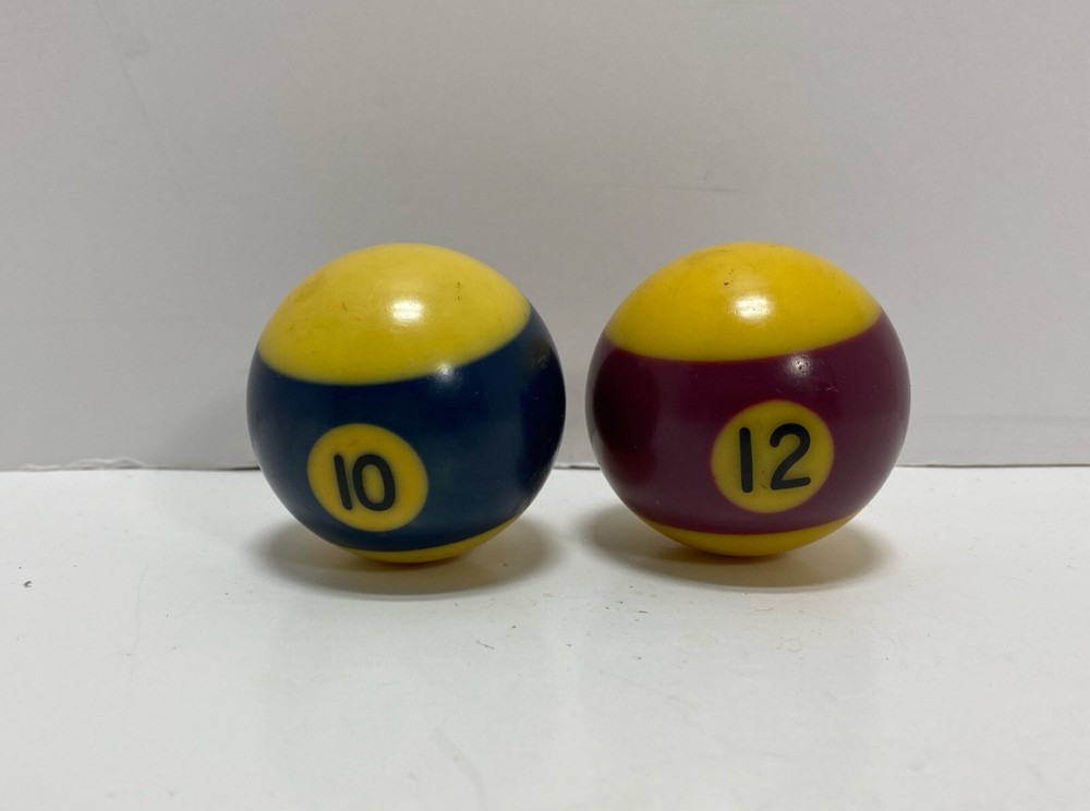 # 10 & #12 Stripe Pool Ball Replacement 2 1/4 Inch