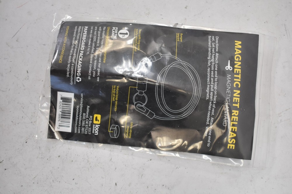 Loon Outdoors Magnetic Net Release Ultra Strong Hook & Loop Closure Bungee