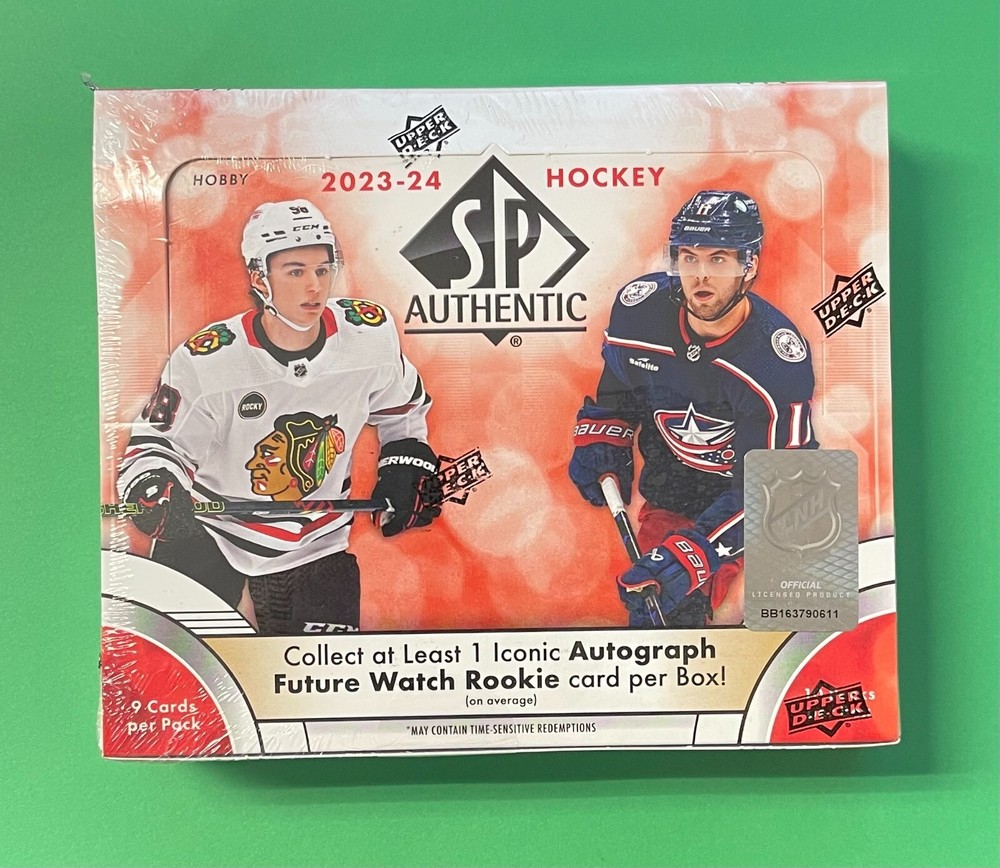 2023-24 UPPER DECK SP AUTHENTIC HOCKEY SEALED HOBBY BOX