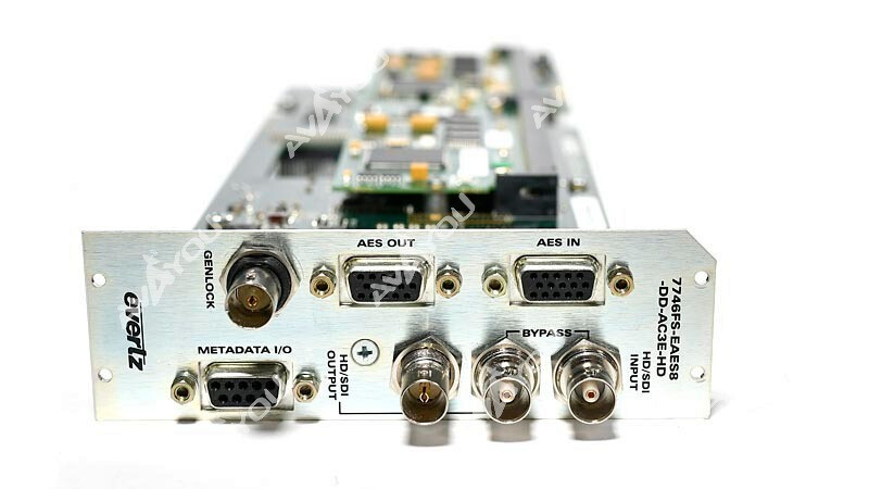 Evertz 7746FS-EAES8-DD-AC3E-HD Frame Synchronizer w/ Dolby Decoder + Encoder 3RU