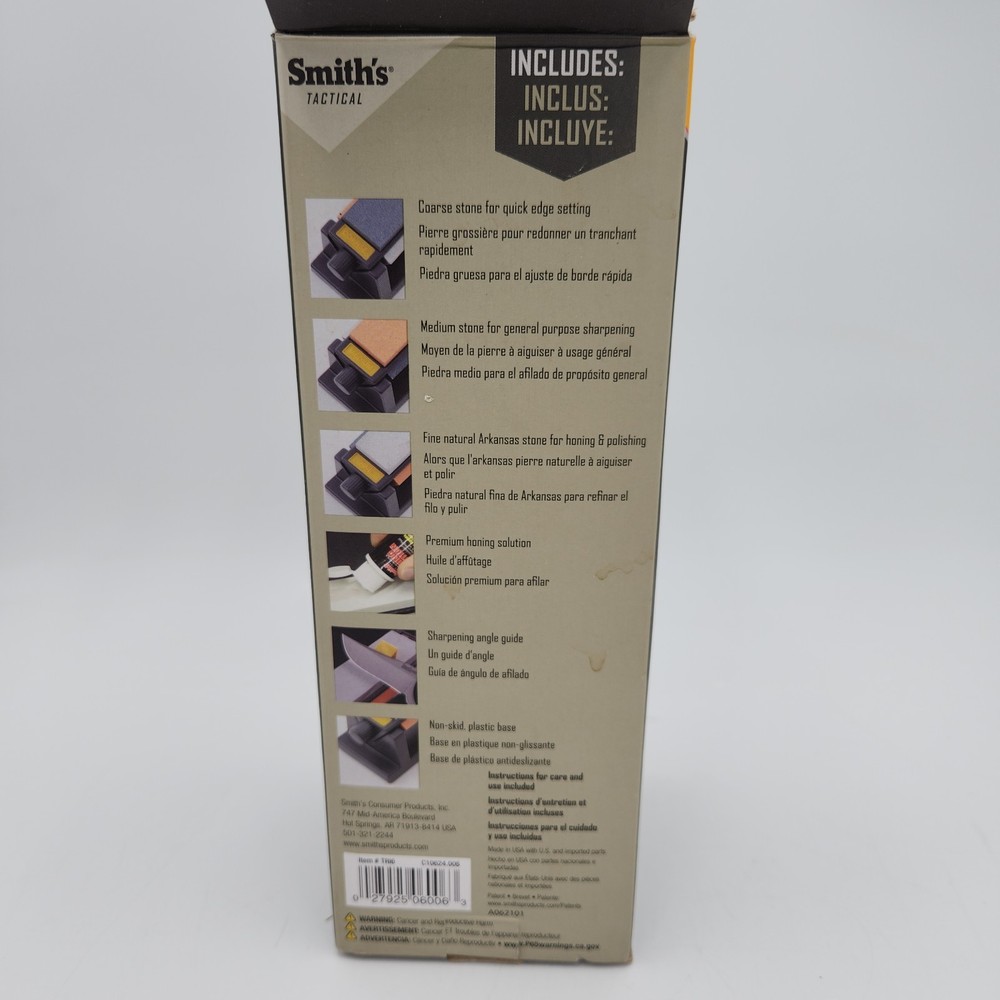 Smith's Tri-Hone Sharpening System 3 Way Coarse Med Fine Set