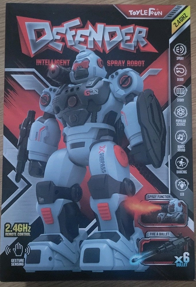 Intelligent Programming RC Robot Toy - Gesture & Sensing Control - Rechargeable