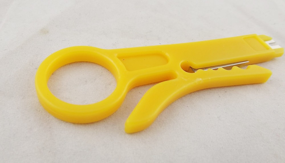 Network Connection Wire Punch Down Cutter Stripper UTP For Cat5 RJ45 Cable Tools