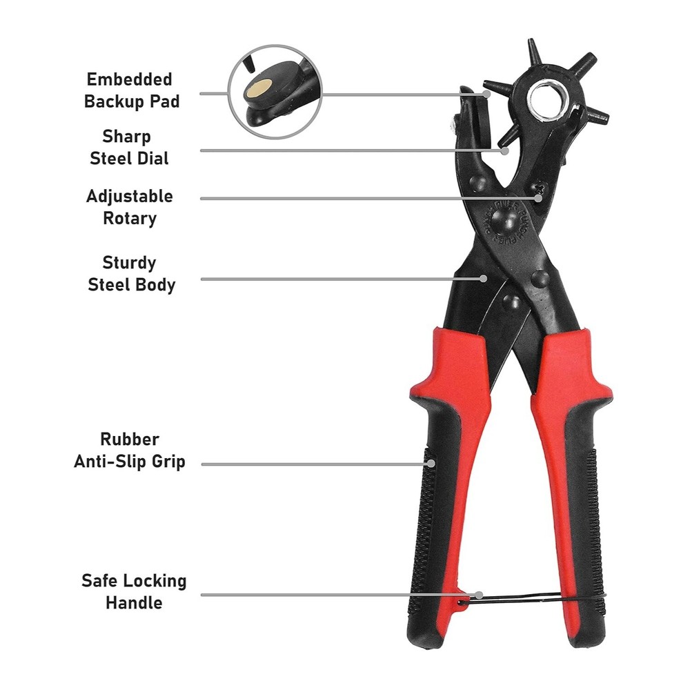 Tools Xool Revolving Hole Punch Plier Kit