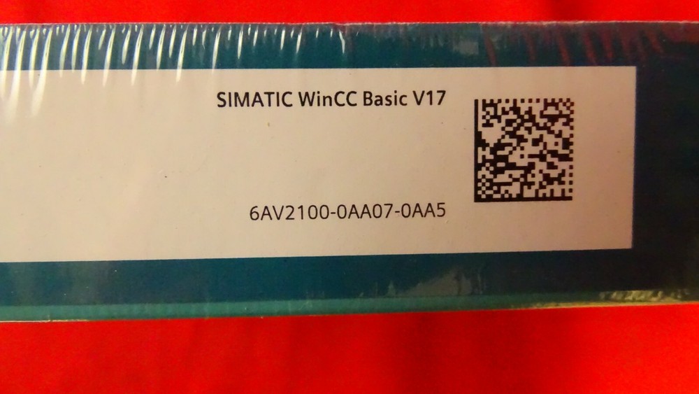 SIMATIC WinCC Basic V17 No. 6AV2100-0AA07-0AA5 BNIB Sealed