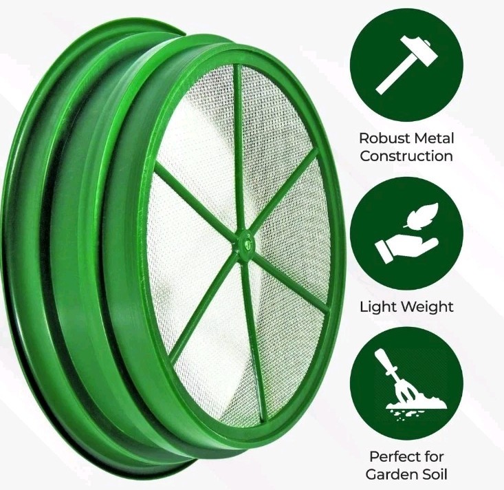 Gold Prospecting Sifting Panning T, 13 1/4 Inch Stackable Classifier