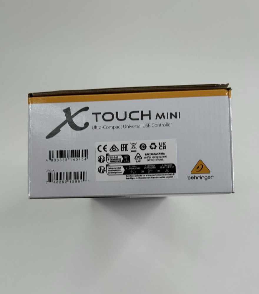 Behringer X-Touch Mini ultra-compact universal USB MIDI controller for PC