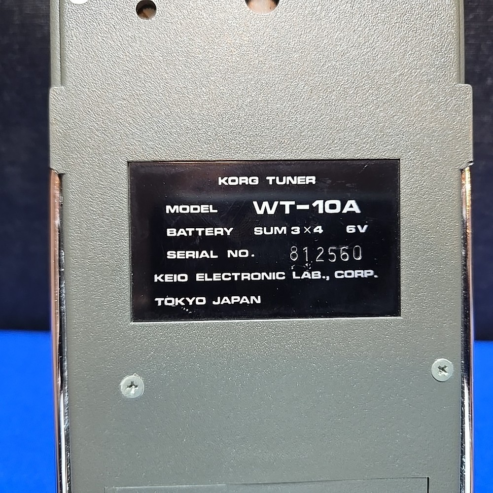 Vintage Korg WT-10A Battery Powered Chromatic UNTESTED PLEASE READ!