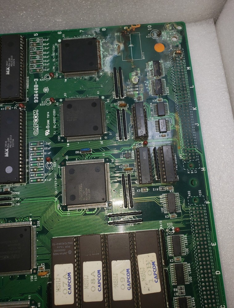 Marvel Super Heroes Original CPS II PCB (not working )Video Arcade Game Capcom