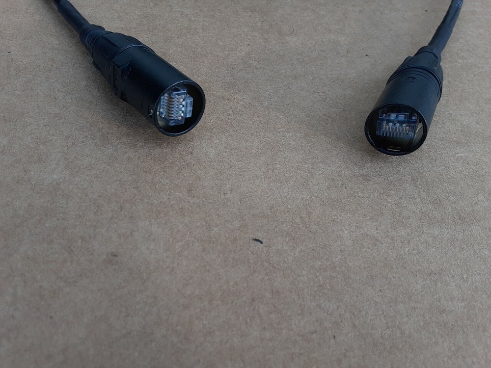 PRO CAT-5e Tactical UTP w/Neutrik Ethercon Digital Cable 100 FT