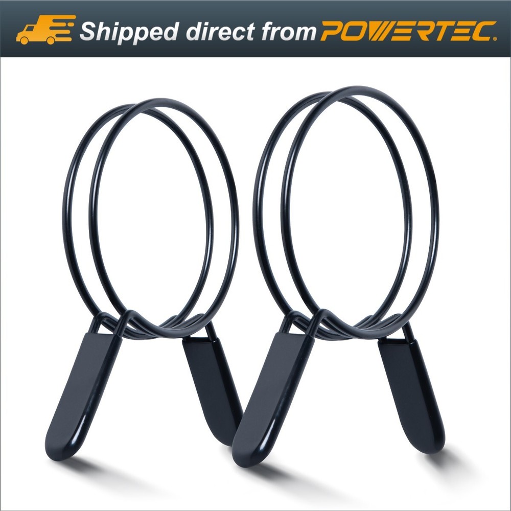 POWERTEC 4 Inch Double Loop Hose Clamps for Dust Collection Hose (70195)