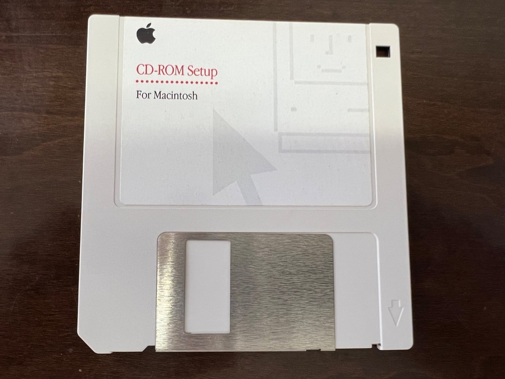 CD-ROM Setup  3.5" Floppy Diskette / Macintosh Computer Software