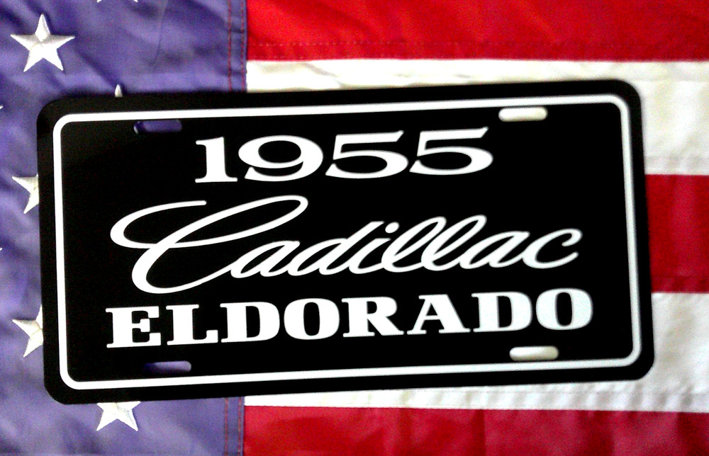 1955 Cadillac ELDORADO license plate tag   55 Caddy ELDO