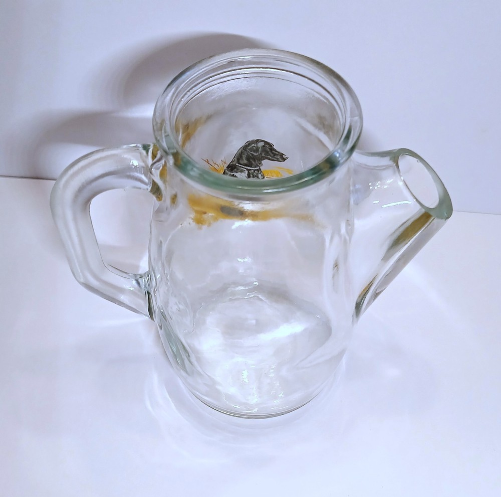 WESTMORELAND SNUB GLASS PITCHER