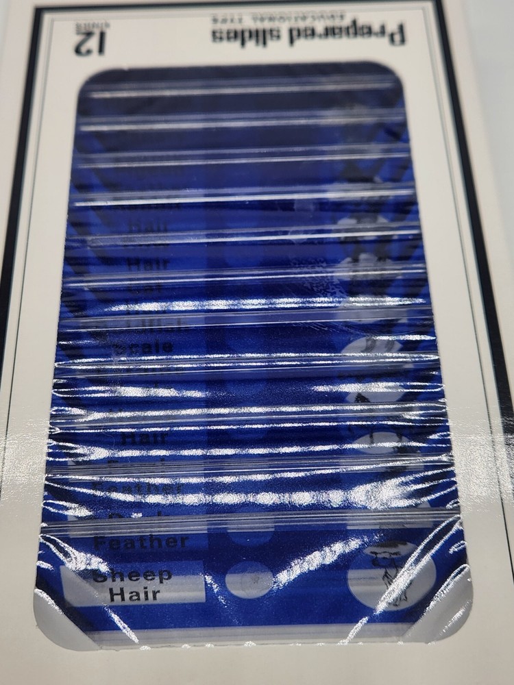 DIY-Science Prepared‎ Slides Educational Type - 48 Plastic Microscope Slides