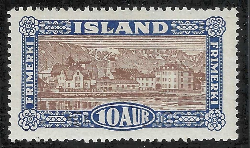 ICELAND #145 MLH, Nice Stamp! ('22 SCV $45)
