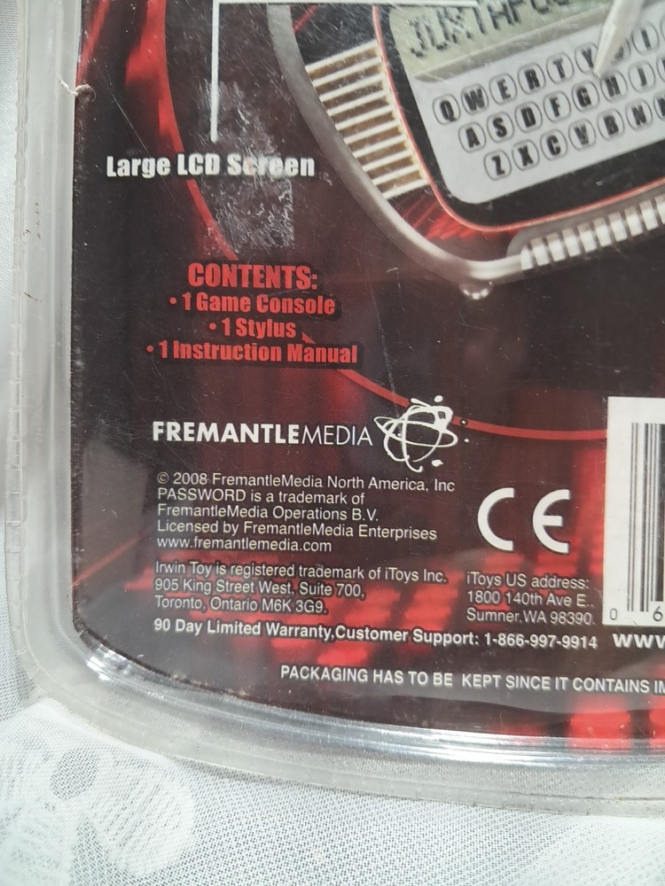 Million Dollar Password Electronic Game Handheld NEW In Original Package 2008